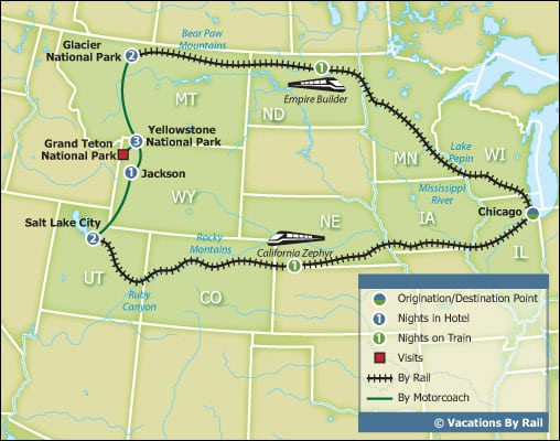 Glacier & Yellowstone Parks by Rail - Suddenly Senior